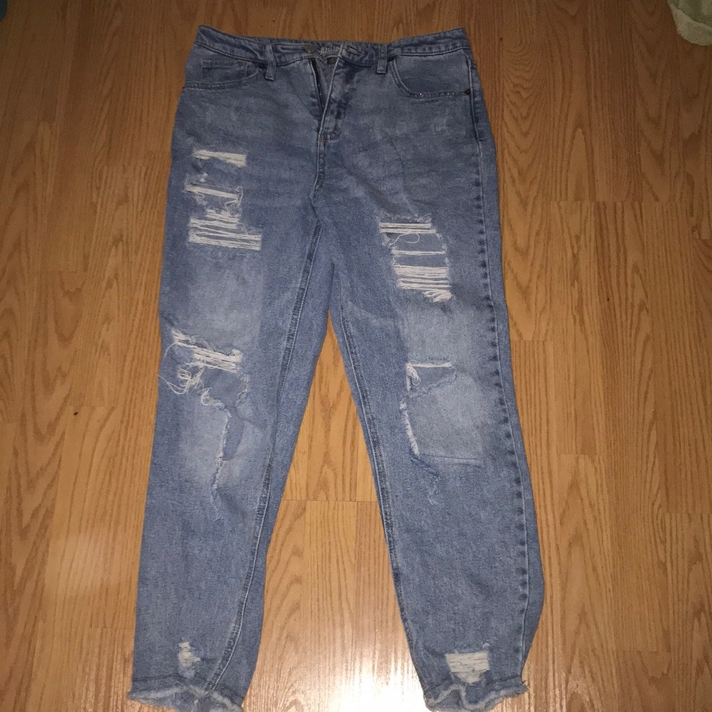 vintage wash wild fable mom jeans.